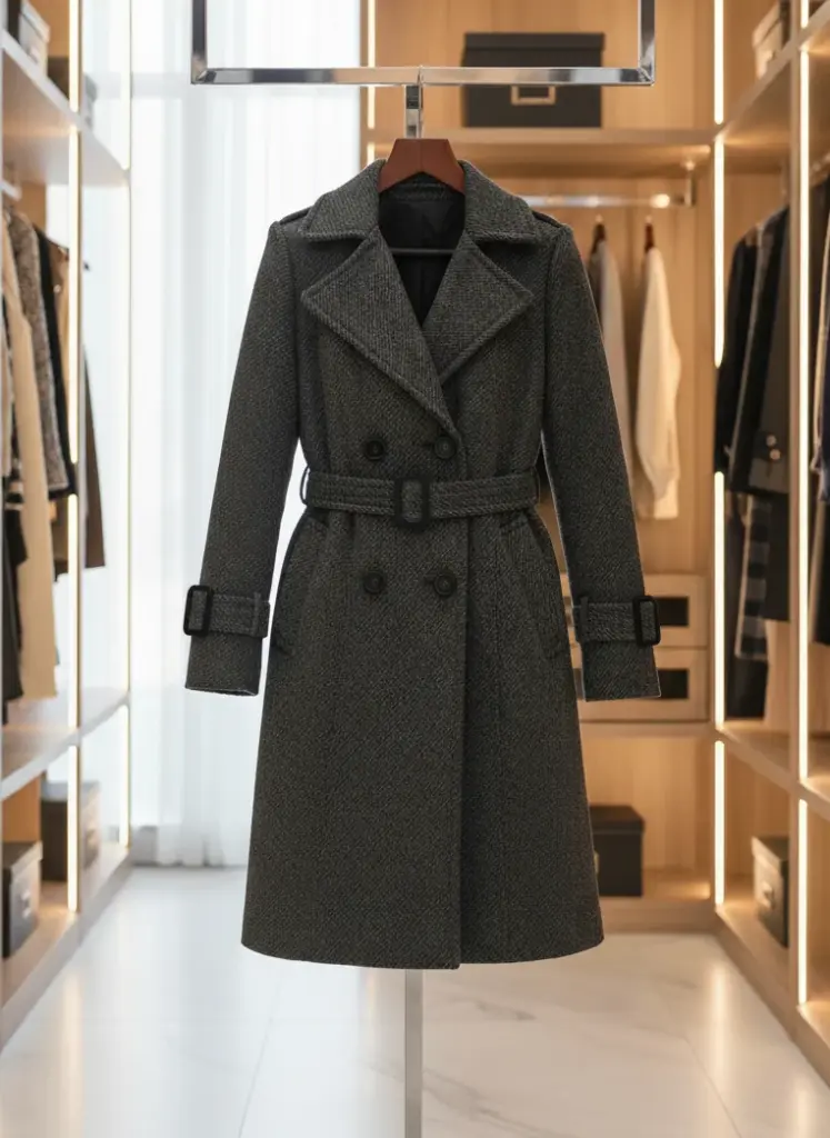 ‎⁨پالتو زنانه فوتر کاترینا ذغالی کد ۹۵۶⁩ ۲.webp